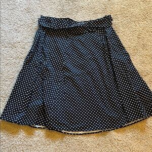 Polka Dot Black Skirt